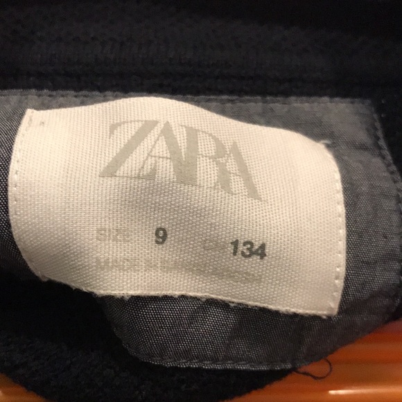 Zara Kids Boys Dark Navy Blue Jacket with Pockets and Buttons - Picture 4 of 4